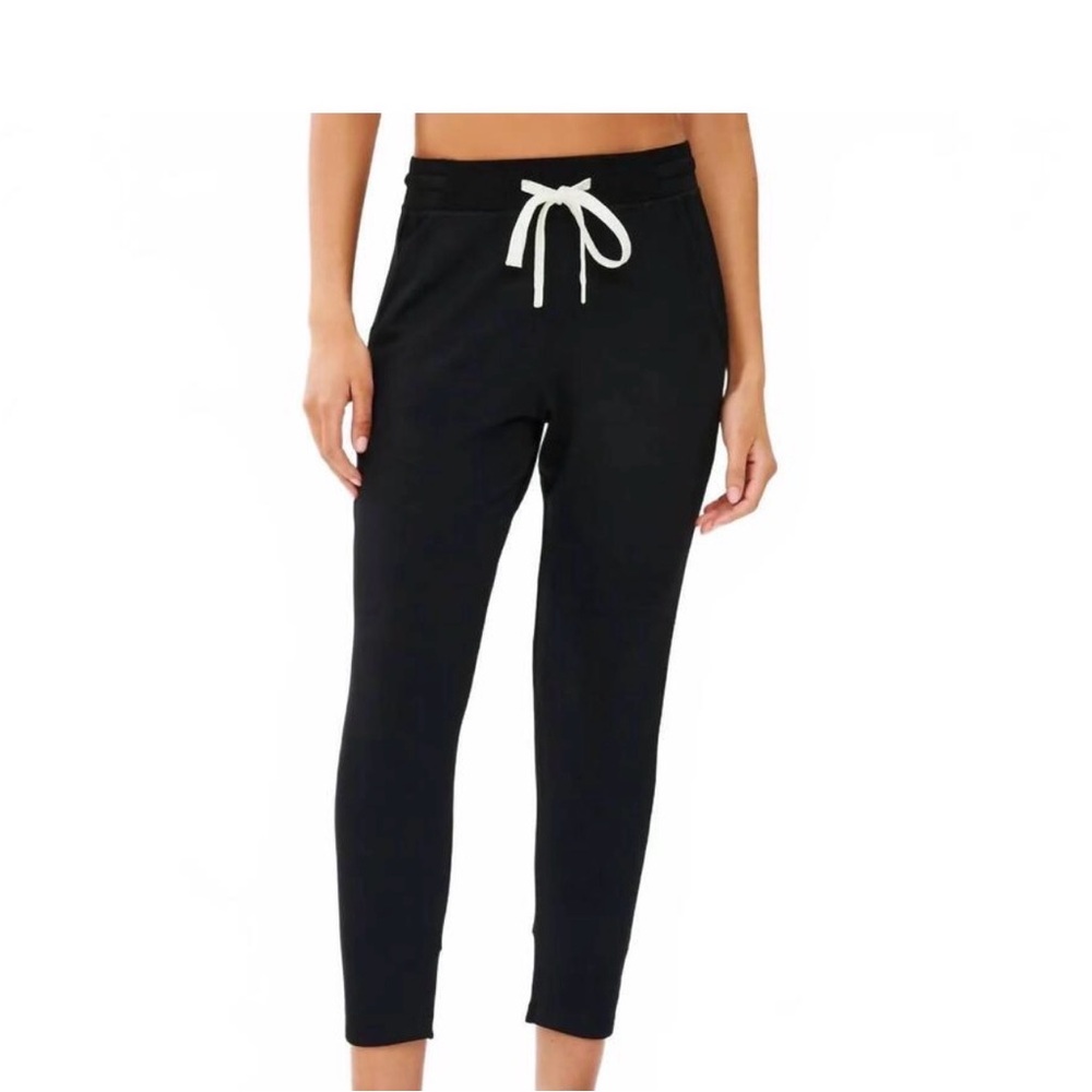 Splits59 rWomens black reema pants  soft size M